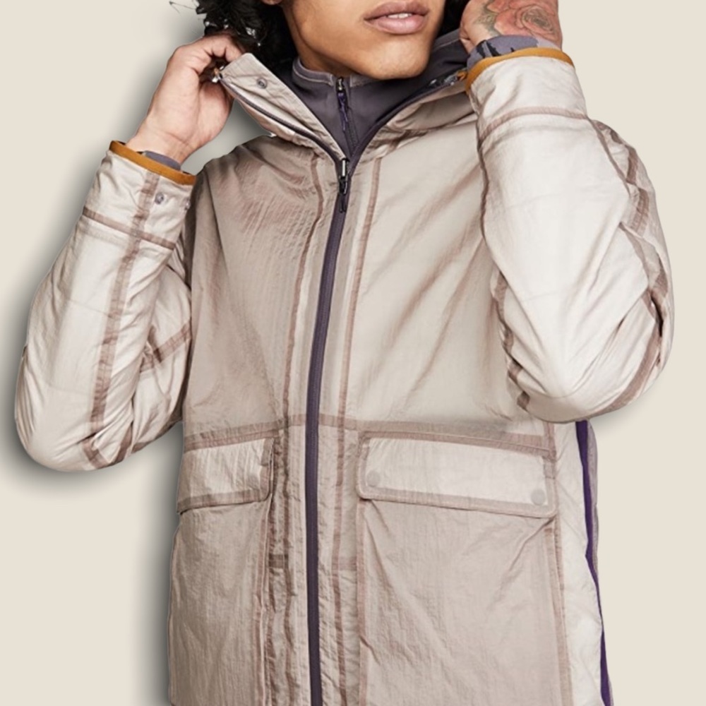 Lululemon reversible jacket/ Robert Geller Collection